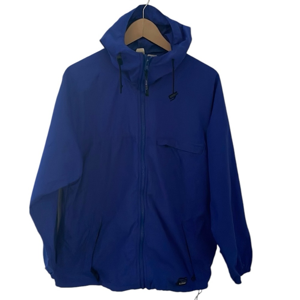 Vintage royal blue L.L. Bean rain jacket